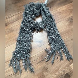 Funky textured warm scarf